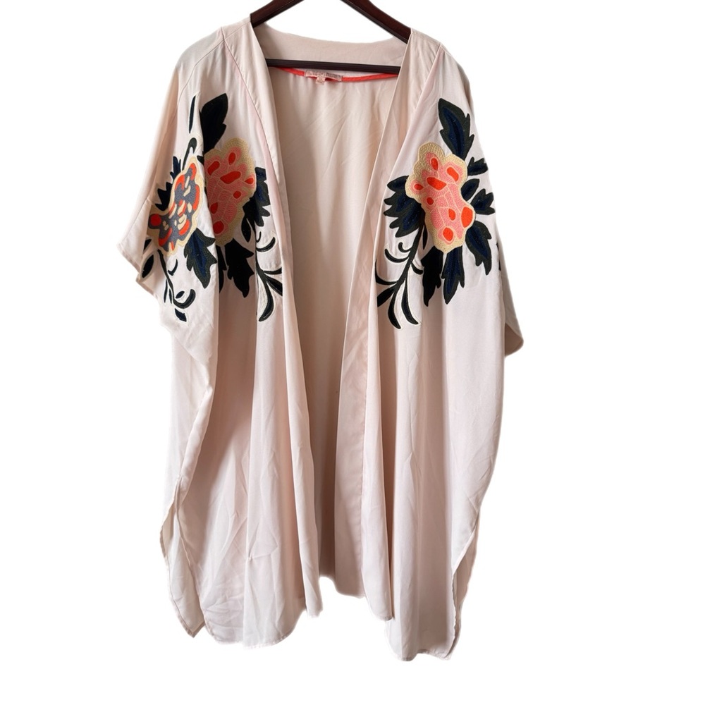GIBSON LATIMER NWT Kimono Duster Topper Sz 1X - Picture 2 of 8